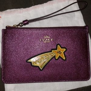 NEW Coach Wristlet Reach for the Stars design NWT